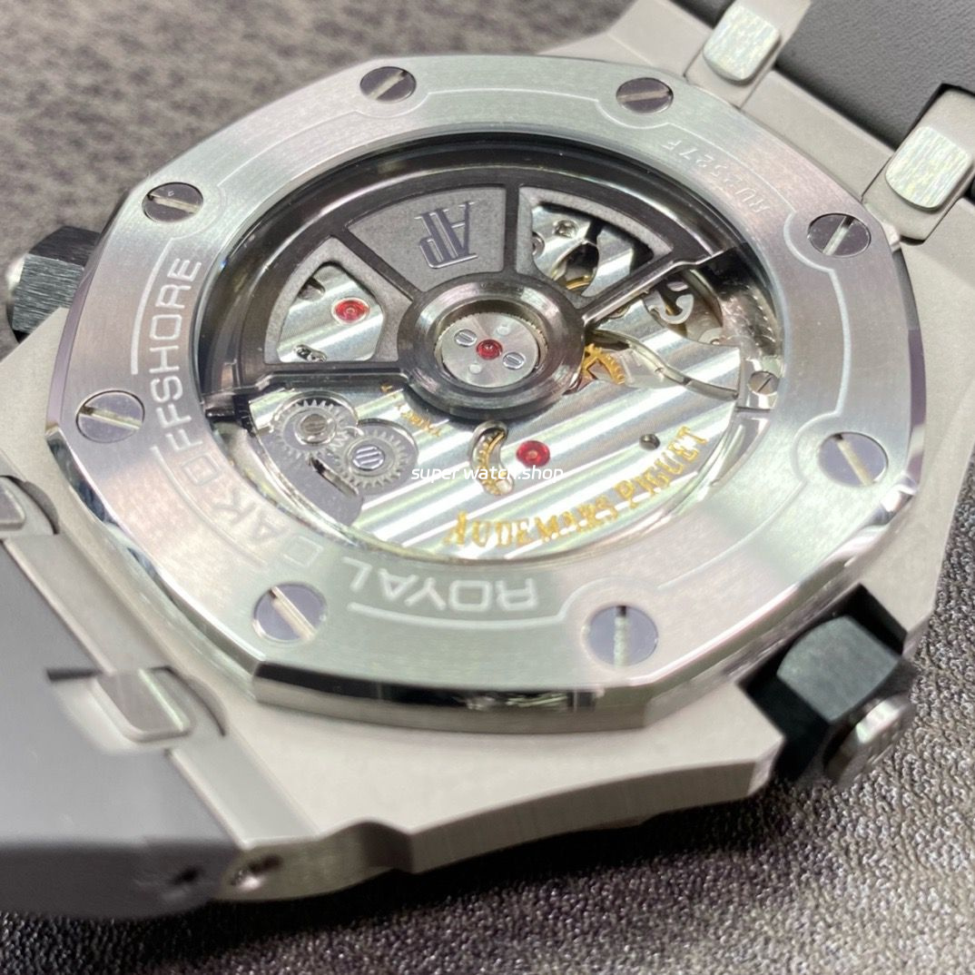BF Factory Audemars Piguet Royal Oak Offshore Diver 15720ST.OO.A009CA.01 42mm Steel Rubber Strap Grey Dial - Image 7