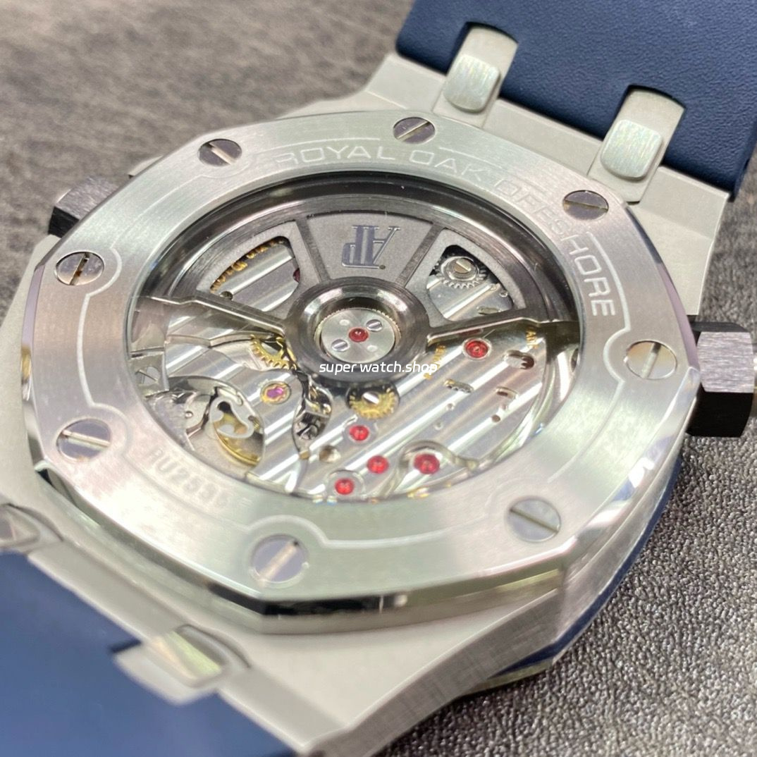 BF Factory Audemars Piguet Royal Oak Offshore Diver 15720ST.OO.A027CA.01 42mm Steel Rubber Strap Blue Dial - Image 7