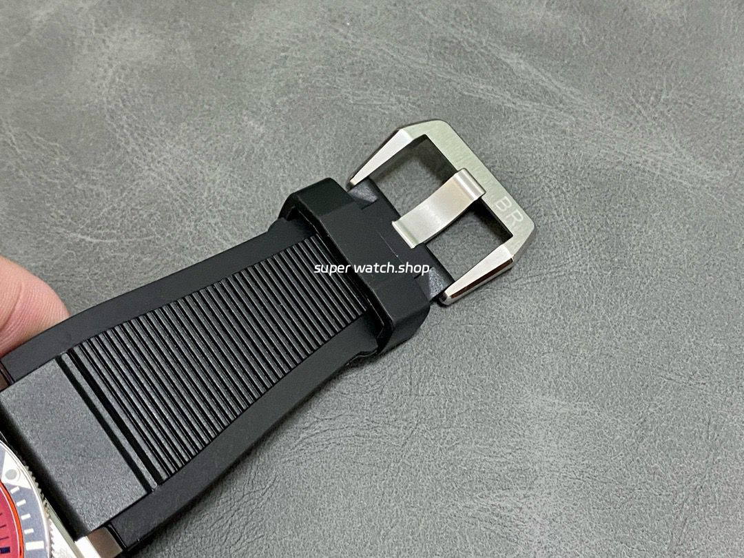 BRF Factory Bell Ross BR 03-92 42mm Steel Rubber Strap Orange Dial - Image 8