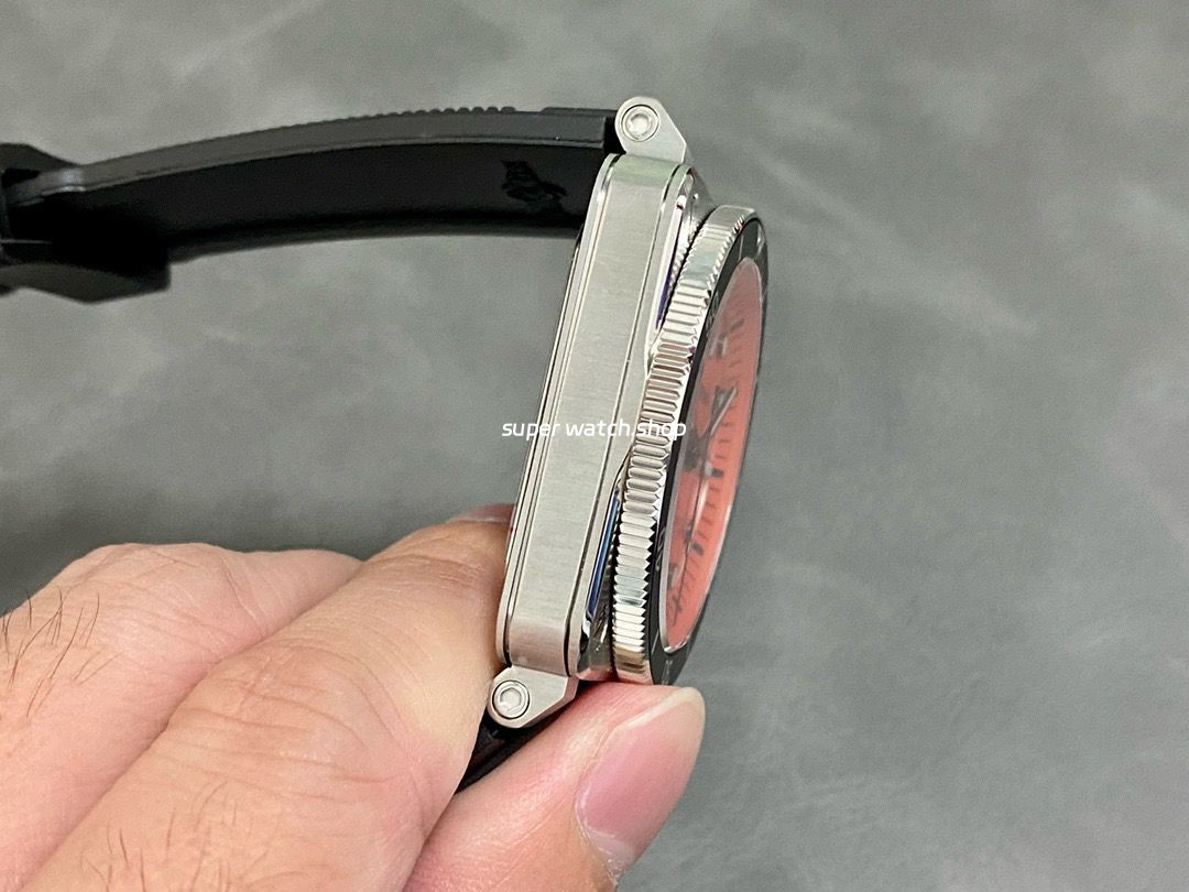 BRF Factory Bell Ross BR 03-92 42mm Steel Rubber Strap Orange Dial - Image 5