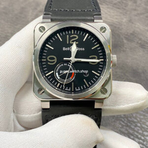 BRF Factory Bell Ross BR 03-97 Réserve de Marche 42mm Steel Rubber Strap Black Dial