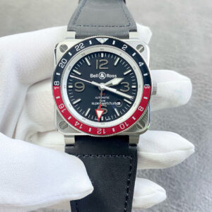 BRF Factory Bell Ross BR03 GMT BR0393-BL-STSCA Black Dial