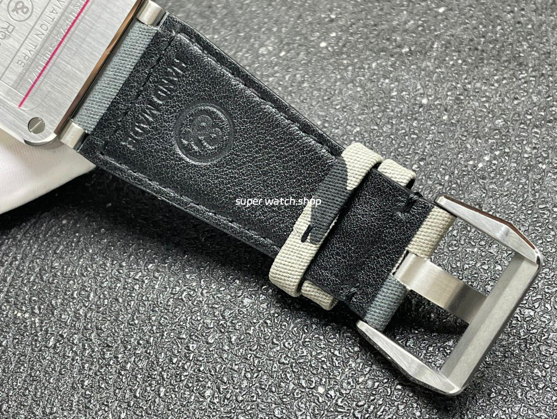 BRF Factory Bell Ross BRS-CK-ST-SCA 42mm Steel Canvas Strap Green Dial - Image 8