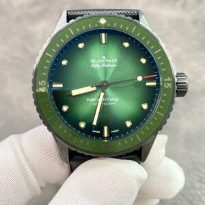 GF Factory Blancpain Fifty Fathoms Bathyscaphe 5005-0153-NABA 45mm Ceramic Textile Strap Green Dial