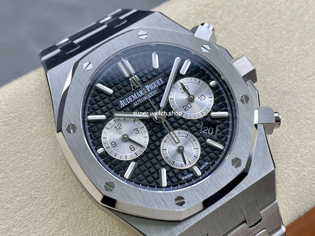 IPF Factory Audemars Piguet Royal Oak Chronograph 26331ST.OO.1220ST.02 41mm Full Steel Black Dial - Image 2