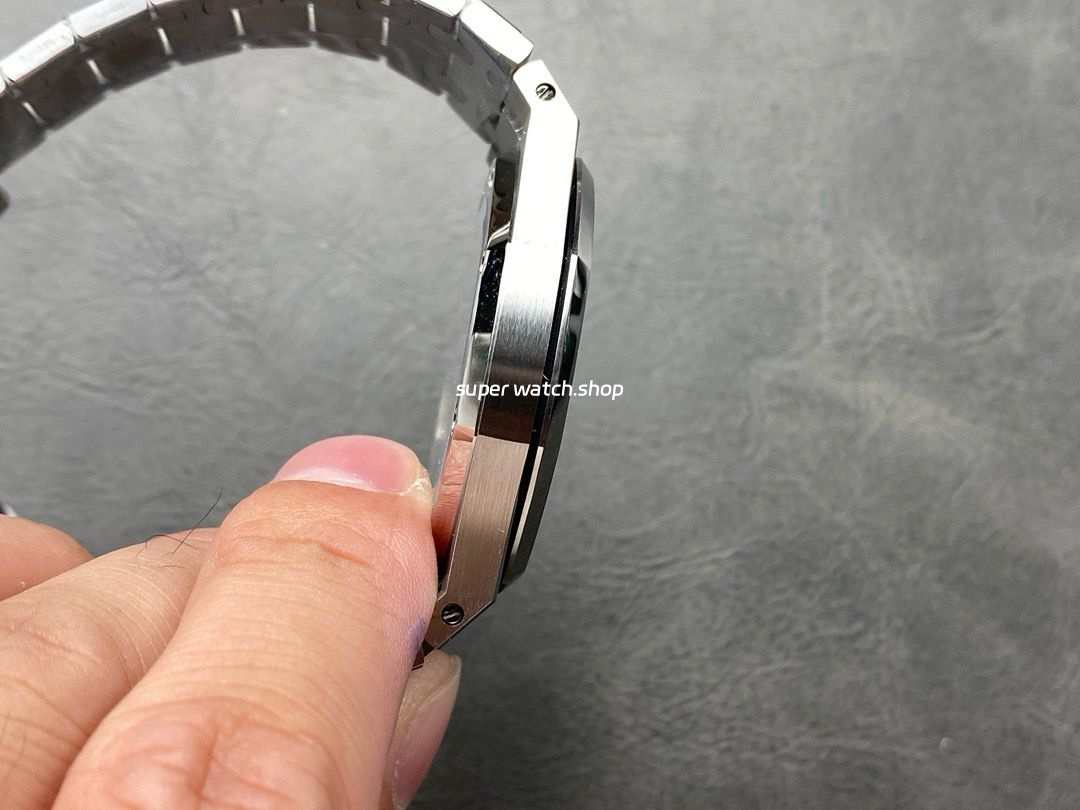 IPF Factory Audemars Piguet Royal Oak Jumbo 15202BC.OO.1240BC.01 39mm Full White Gold Pink Dial - Image 6