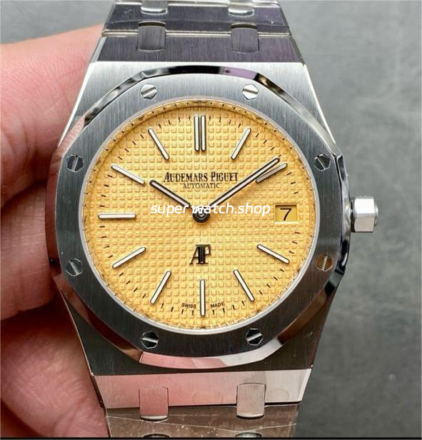 IPF Factory Audemars Piguet Royal Oak Jumbo 15202BC.OO.1240BC.01 39mm Full White Gold Pink Dial