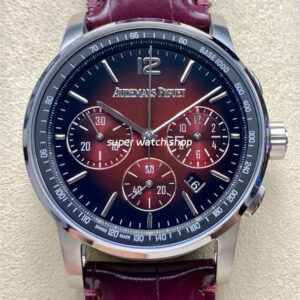OMF Factory Audemars Piguet Code 11.59 26393BC.OO.A068CR.01 41mm Steel Canvas Strap Red Dial