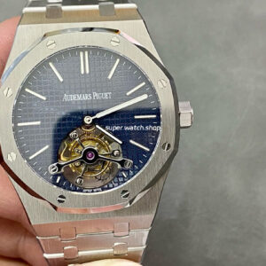R8 Factory Audemars Piguet Royal Oak Tourbillon 26510ST.OO.1220ST.01 41mm Full Steel Blue Dial