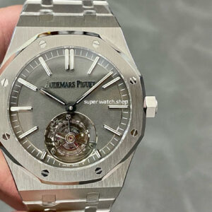 R8 Factory Audemars Piguet Royal Oak Tourbillon 26530TI.OO.1220TI.01 41mm Full Titanium Grey Dial