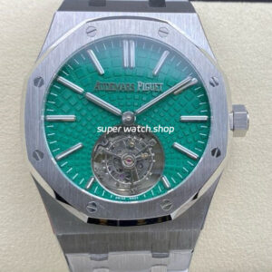 R8 Factory Audemars Piguet Royal Oak Tourbillon 26534TI.OO.1220TI.01 41mm Full Steel Green Dial