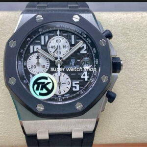TK Factory Audemars Piguet Royal Oak Offshore Chronograph 25940SK.OO.D002CA.01 42mm Steel Rubber Strap Arabic Numerals Black Dial
