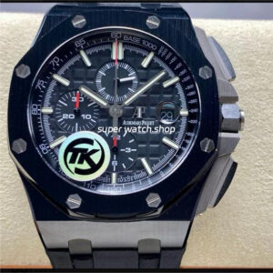 TK Factory Audemars Piguet Royal Oak Offshore Chronograph 26400AU.OO.A002CA.01 44mm Ceramic Rubber Strap Black Dial