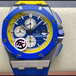 TK Factory Audemars Piguet Royal Oak Offshore Chronograph 26400SO.OO.A057CA.01 44mm Steel Rubber Strap Blue Dial