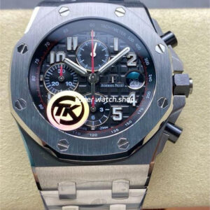 TK Factory Audemars Piguet Royal Oak Offshore Chronograph 26470ST.OO.A101CR.01 44mm Full Steel Arabic Numerals Black Dial