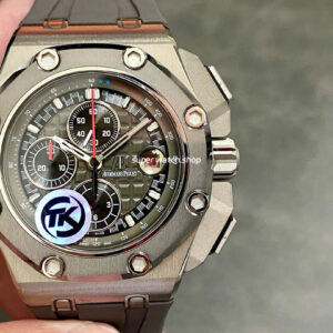TK Factory Audemars Piguet Royal Oak Offshore Chronograph 26568IM.OO.A004CA.01 44mm Titanium Grey Rubber Strap Grey Dial