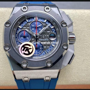 TK Factory Audemars Piguet Royal Oak Offshore Chronograph 26568PM.OO.A021CA.01 44mm Platinum Rubber Strap Grey Dial