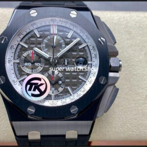 TK Factory Audemars Piguet Royal Oak Offshore Chronograph 26405CE.OO.A002CA.01 44mm Ceramic Rubber Strap Arabic Numerals Grey Dial