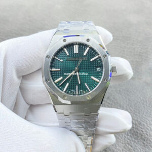 TOP Factory Audemars Piguet Royal Oak 15510ST.OO.1320ST.09 41mm Full Steel Green Dial