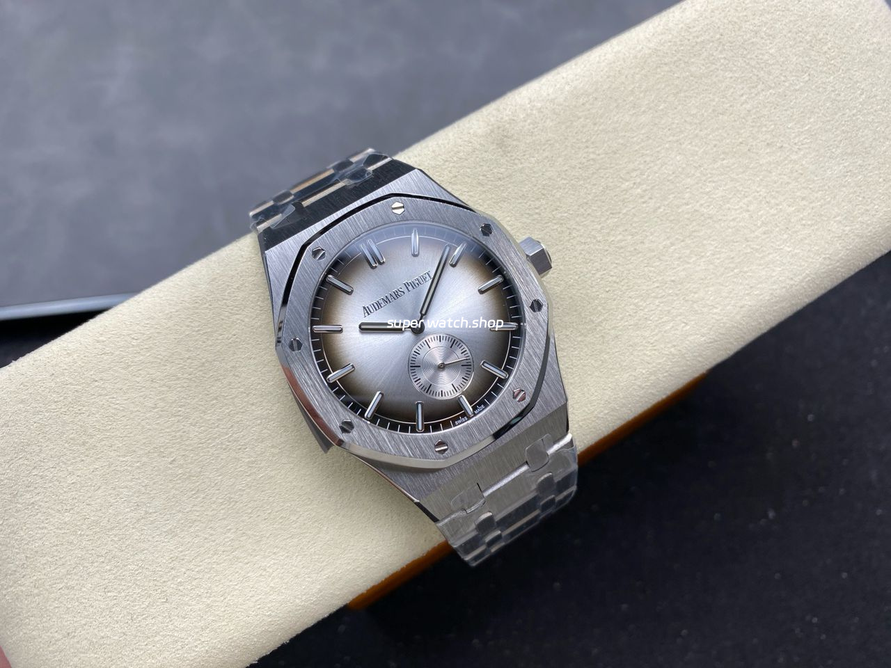 TW Factory Audemars Piguet Royal Oak 26591IP.OO.1252IP 42mm Full Steel Gradient Silver Dial - Image 2