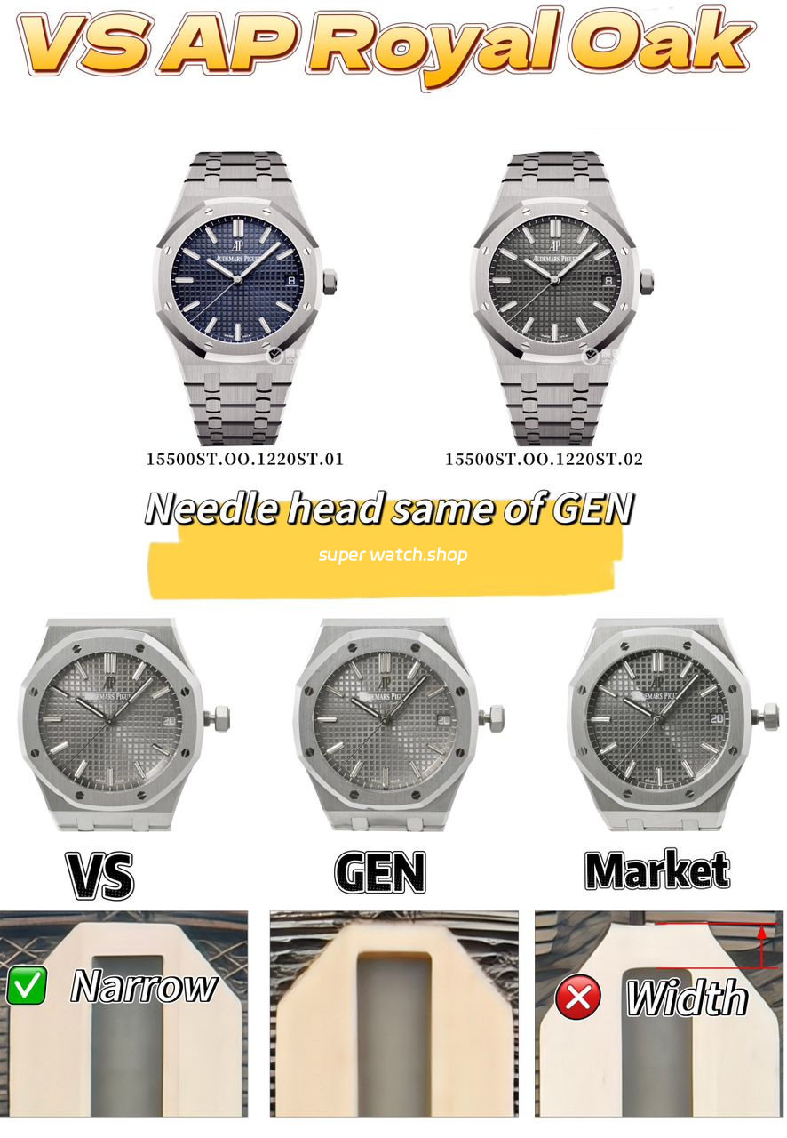 VS Factory Audemars Piguet Royal Oak Selfwinding 41mm 15500ST.OO.1220ST.01 Blue Dial - Image 13