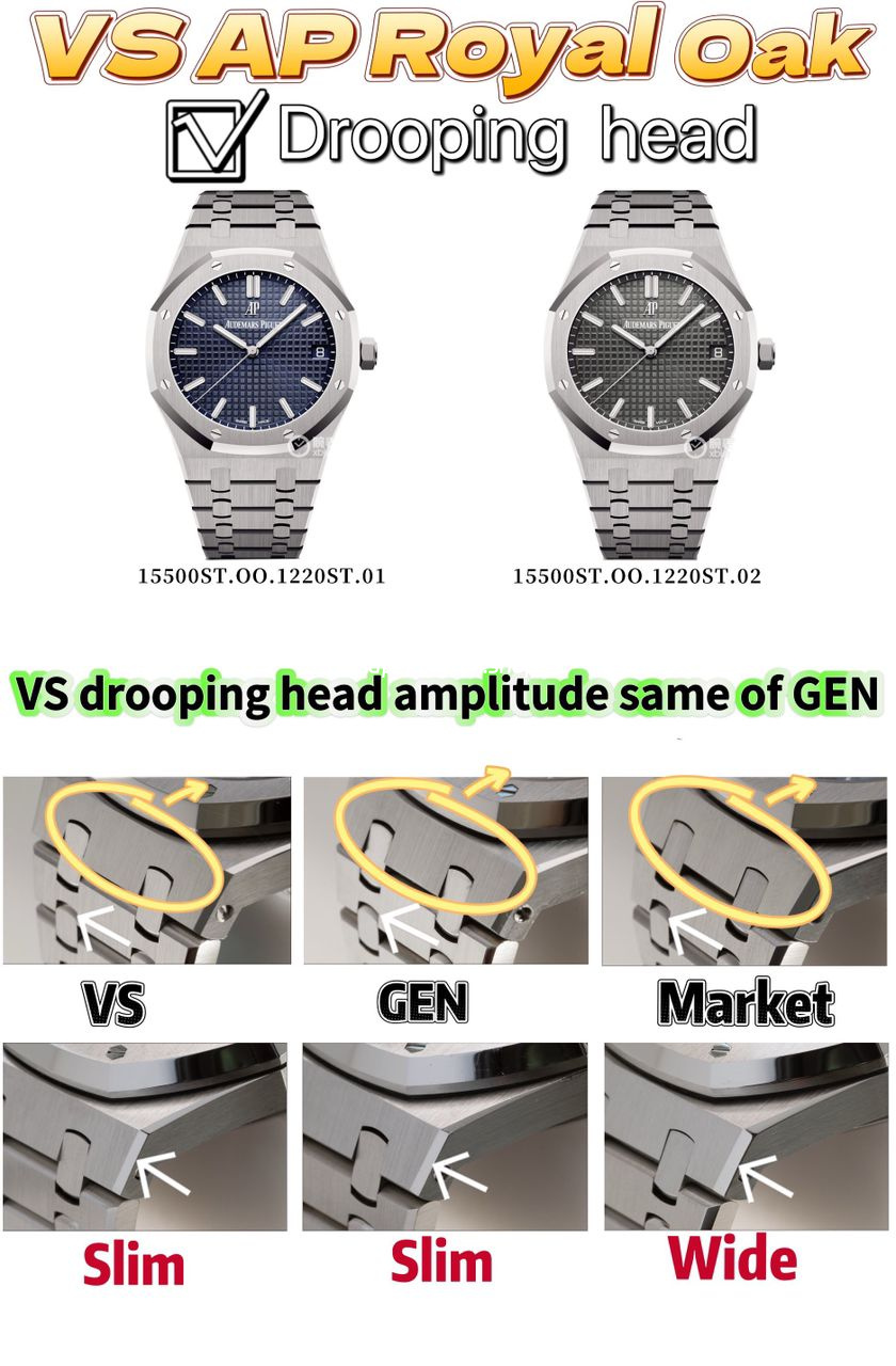 VS Factory Audemars Piguet Royal Oak Selfwinding 41mm 15500ST.OO.1220ST.01 Blue Dial - Image 14