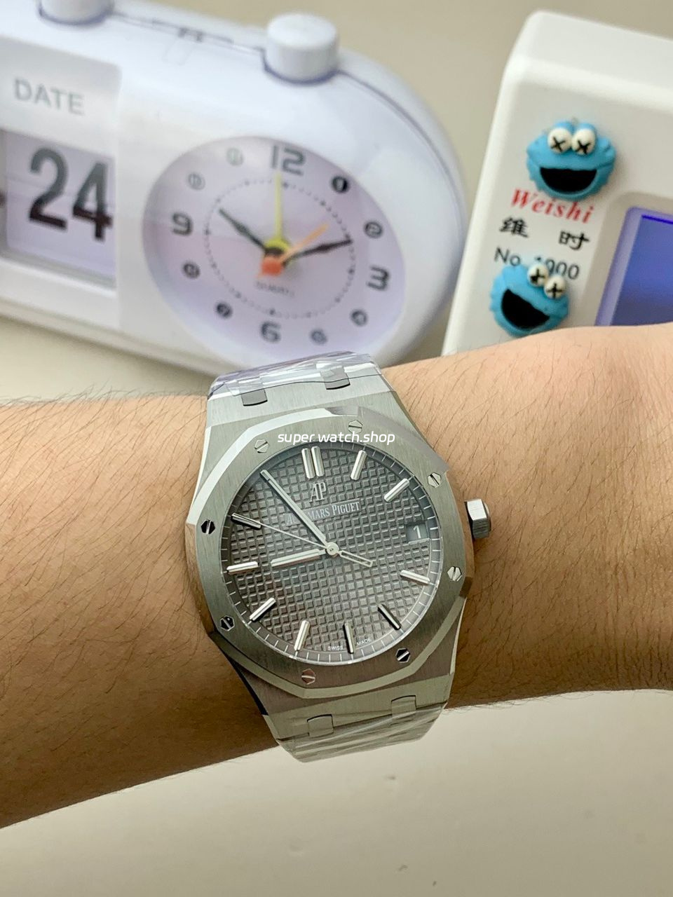 VS Factory Audemars Piguet Royal Oak Selfwinding 41mm 15500ST.OO.1220ST.02 Grey Dial - Image 3