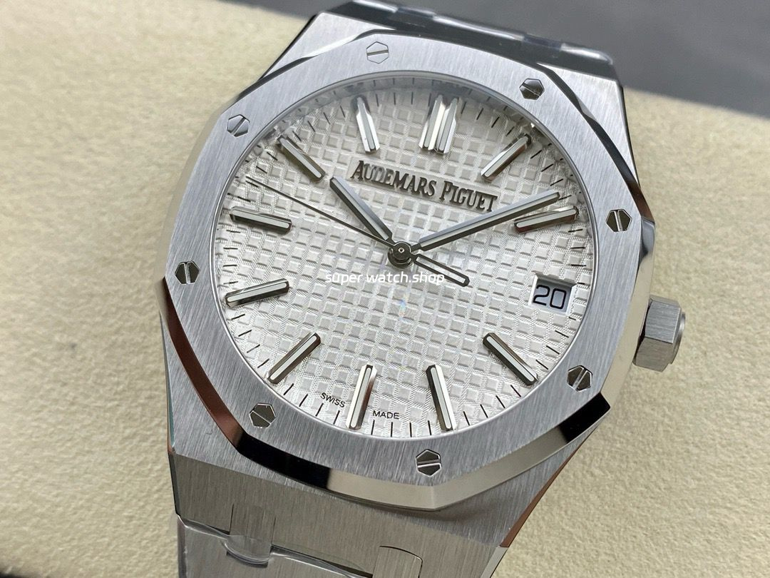 ZF Factory Audemars Piguet Royal Oak 50th Anniversary 15510ST.OO.1320ST.03 41mm Full Steel White Dial - Image 3