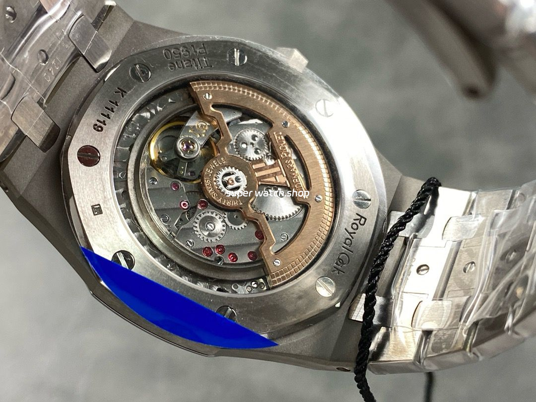 ZF Factory Audemars Piguet Royal Oak Jumbo 15202IP.OO.1240IP.01 39mm Full Titanium Blue Dial - Image 8