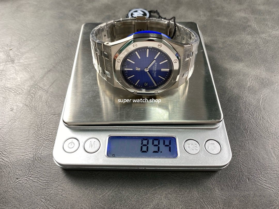 ZF Factory Audemars Piguet Royal Oak Jumbo 15202IP.OO.1240IP.01 39mm Full Titanium Blue Dial - Image 9