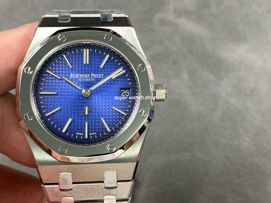ZF Factory Audemars Piguet Royal Oak Jumbo 15202IP.OO.1240IP.01 39mm Full Titanium Blue Dial