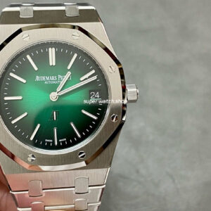 ZF Factory Audemars Piguet Royal Oak Jumbo 16202PT.OO.1240PT.01 Royal Oak Extra Thin 39mm Full Platinum Green Dial