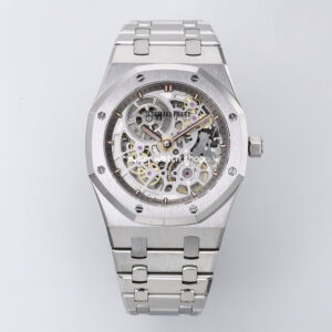 ZF Factory Audemars Piguet Royal Oak Jumbo16204BC.OO.1240BC.01 White Gold Skeletonized Dial