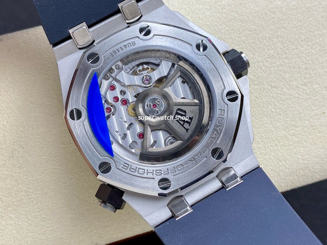 ZF Factory Audemars Piguet Royal Oak Offshore Diver 15720ST.OO.A027CA.01 42mm Steel Rubber Strap Blue Dial - Image 6