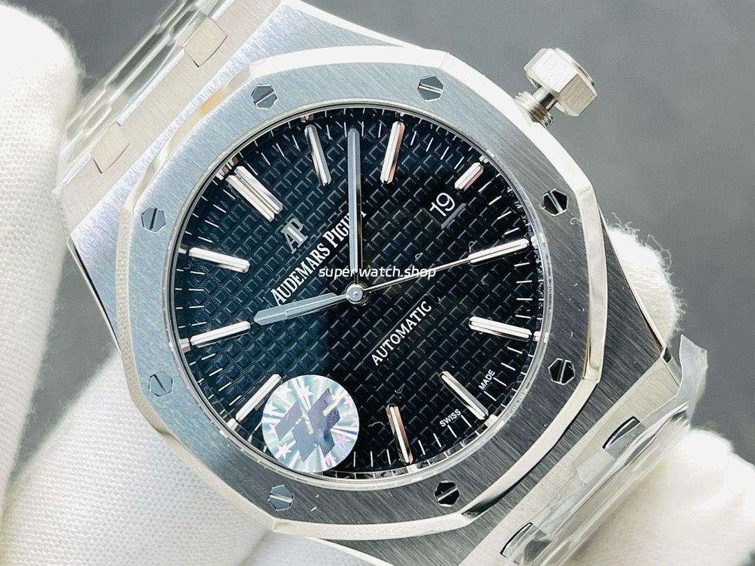 ZF Factory Audemars Piguet Royal Oak Selfwinding 15400ST.OO.1220ST.01 41mm Full Steel Black Dial - Image 2