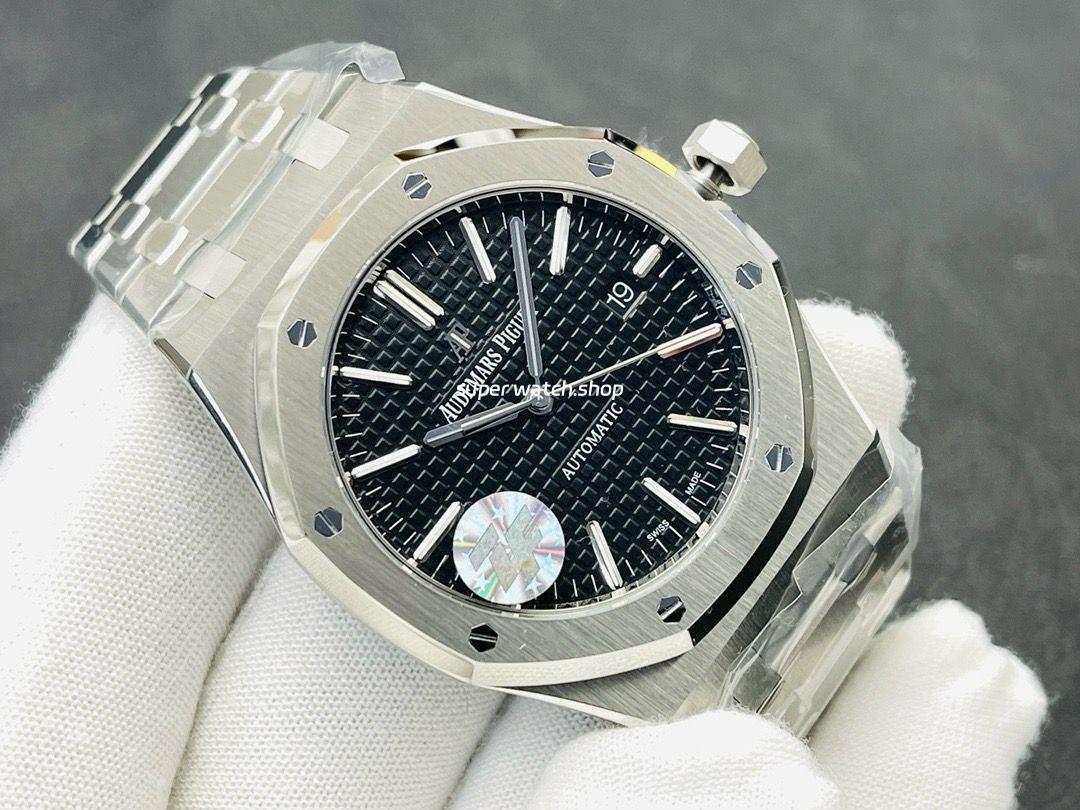 ZF Factory Audemars Piguet Royal Oak Selfwinding 15400ST.OO.1220ST.01 41mm Full Steel Black Dial - Image 3