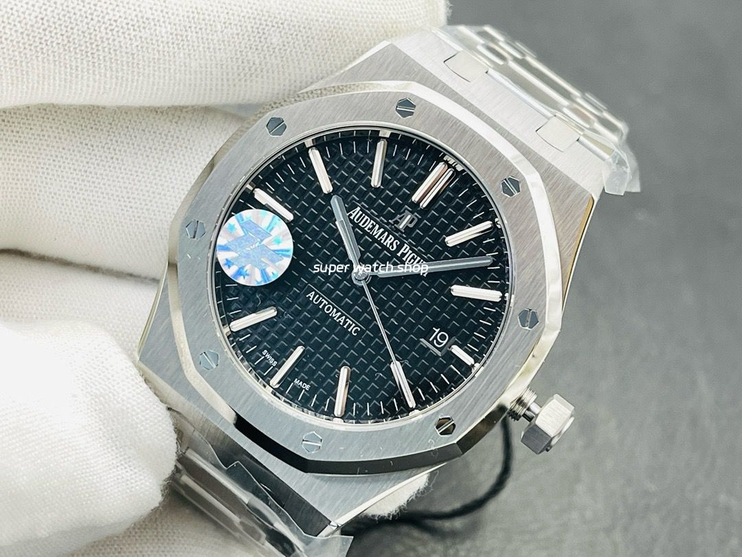 ZF Factory Audemars Piguet Royal Oak Selfwinding 15400ST.OO.1220ST.01 41mm Full Steel Black Dial - Image 4