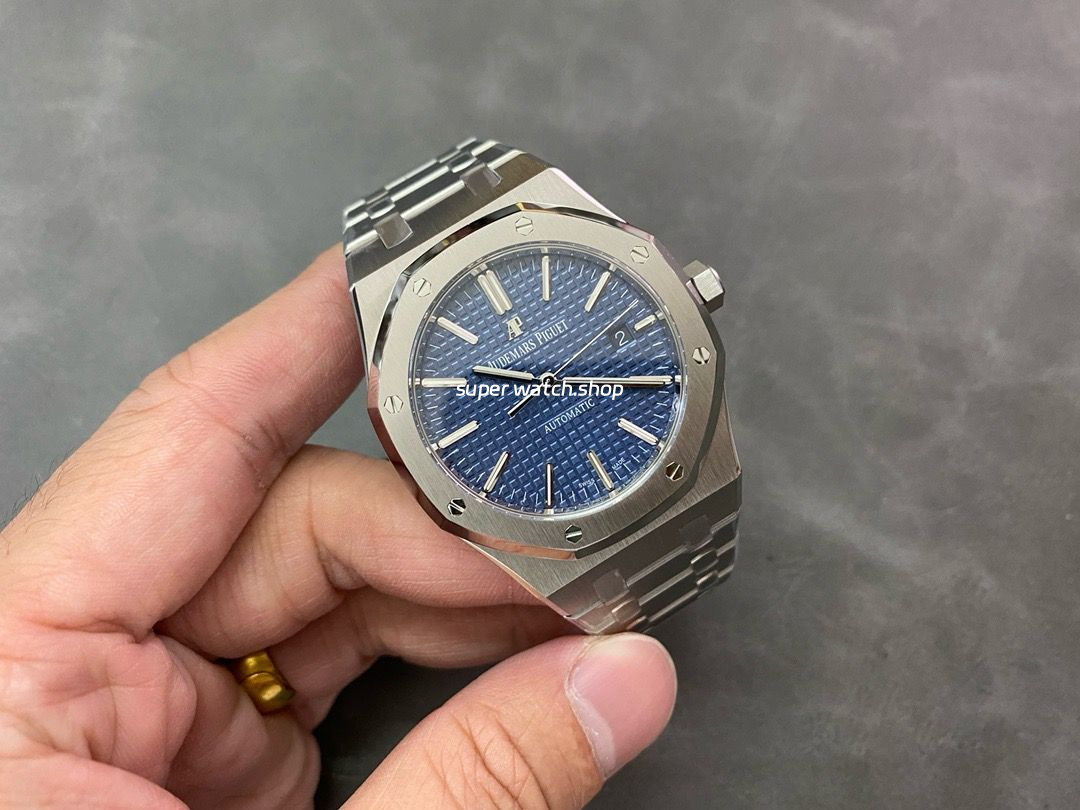 ZF Factory Audemars Piguet Royal Oak Selfwinding 15400ST.OO.1220ST.03 41mm Full Steel Blue Dial - Image 4