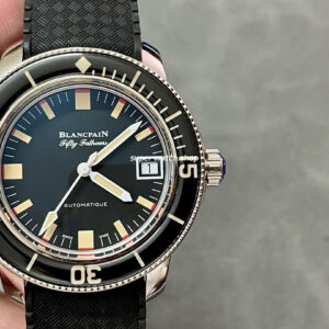 ZF Factory Blancpain Fifty Fathoms 5008B-1130-B52A 40.3mm Steel Rubber Strap Black Dial