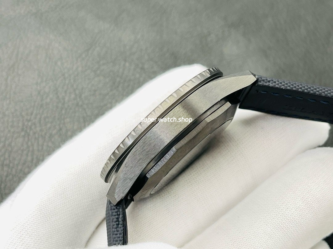 ZF Factory Blancpain Fifty Fathoms Bathyscaphe 5000-0240-052A 43mm Ceramic Textile Strap Blue Dial - Image 5