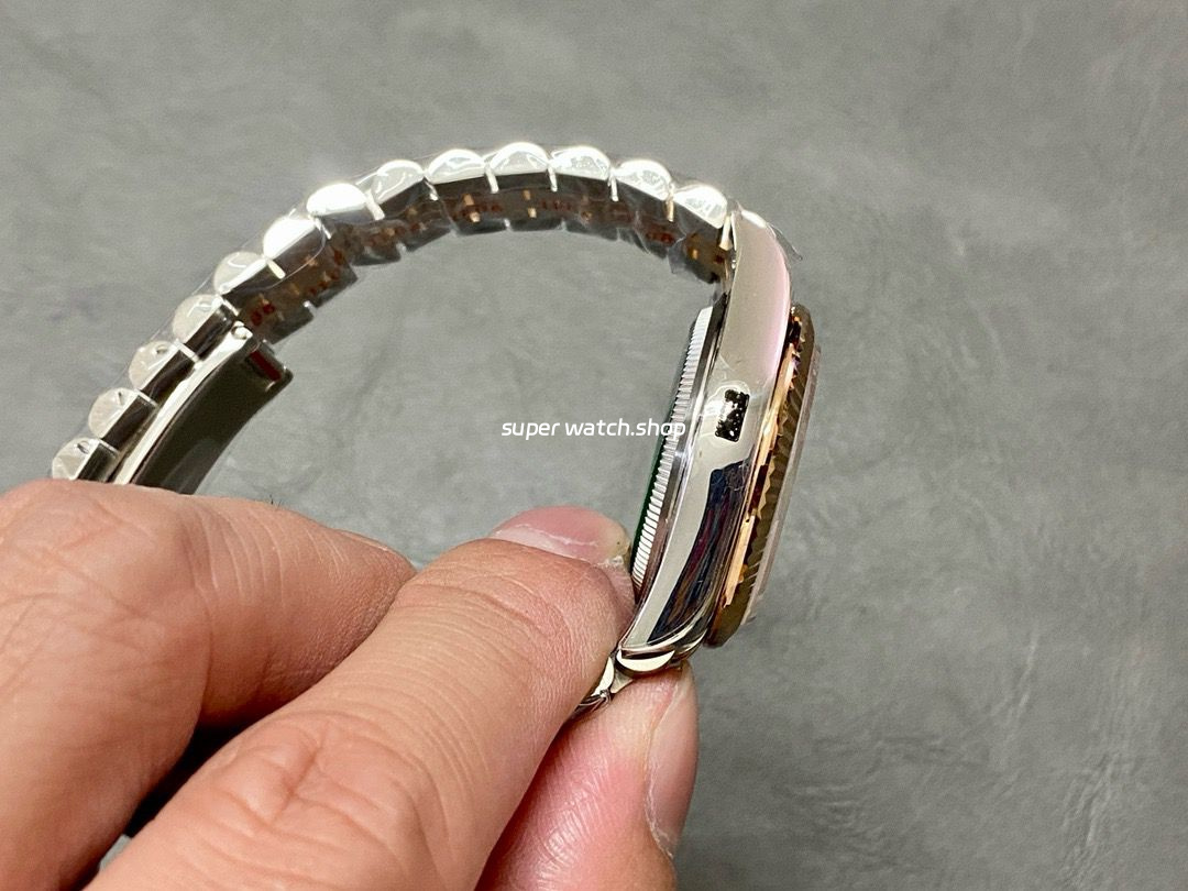 A+ Factory Rolex Datejust 278274-0024 31mm Half Rose Gold Diamond Mop Diamond Mop Pink Dial Jubilee - Image 5