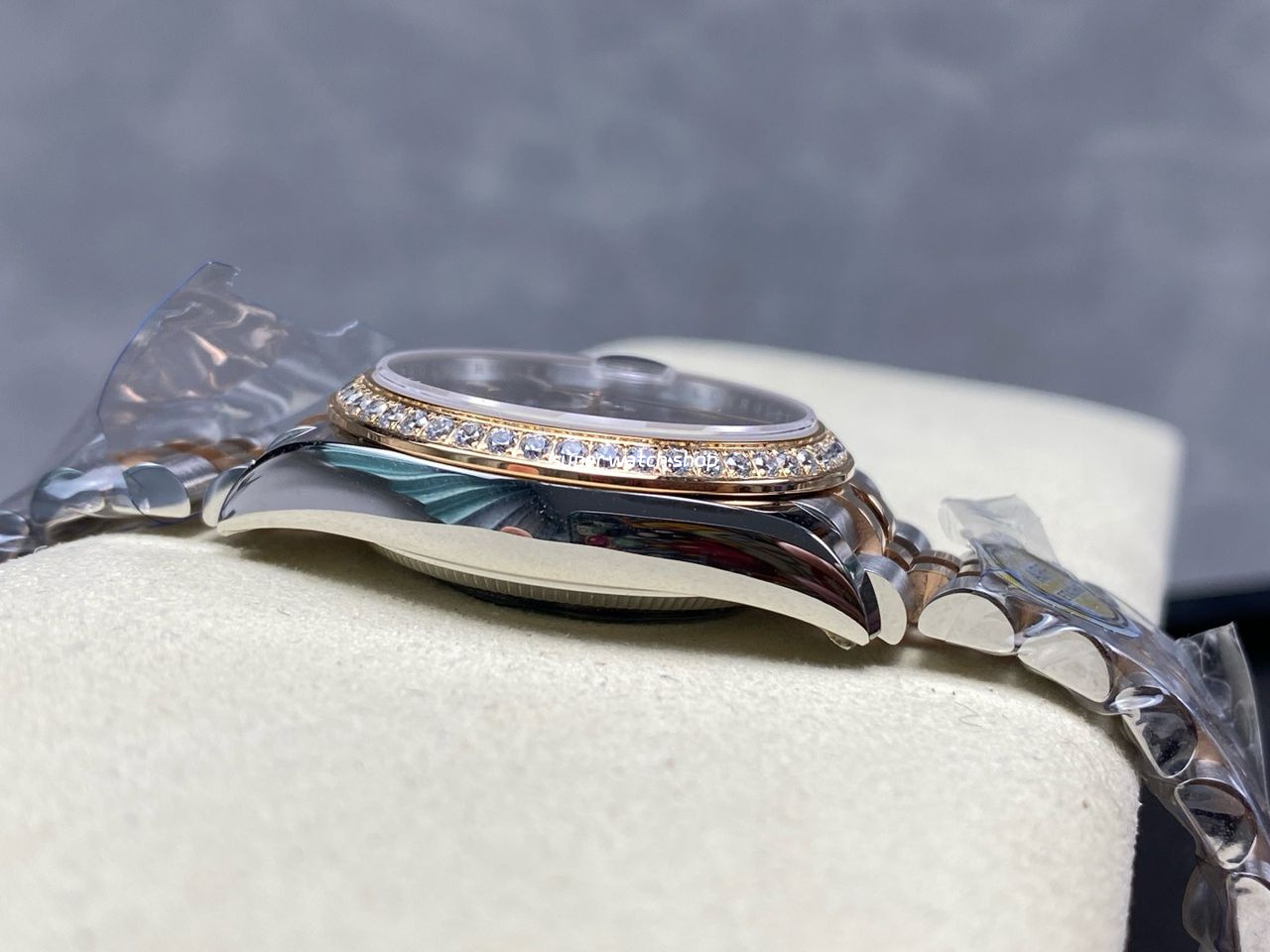 ARF Factory Counterweight Rolex Datejust 278381RBR-0006 31mm Rose Gold Diamond Bezel Roman VI Brown Dial - Image 6