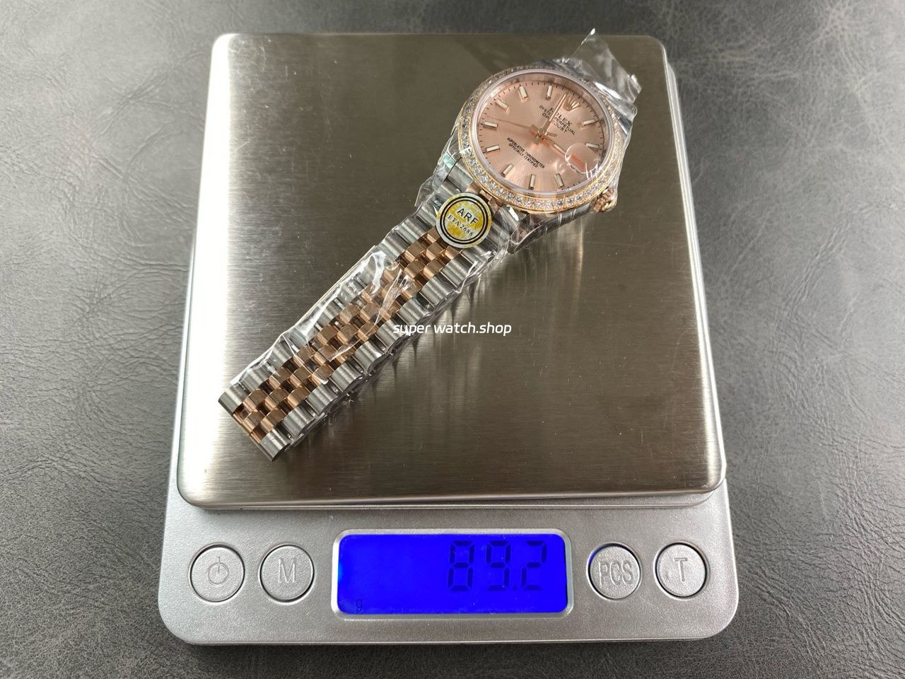 ARF Factory Counterweight Rolex Datejust 278381RBR-0024 31mm Rose Gold Diamond Bezel Rose Dial - Image 10