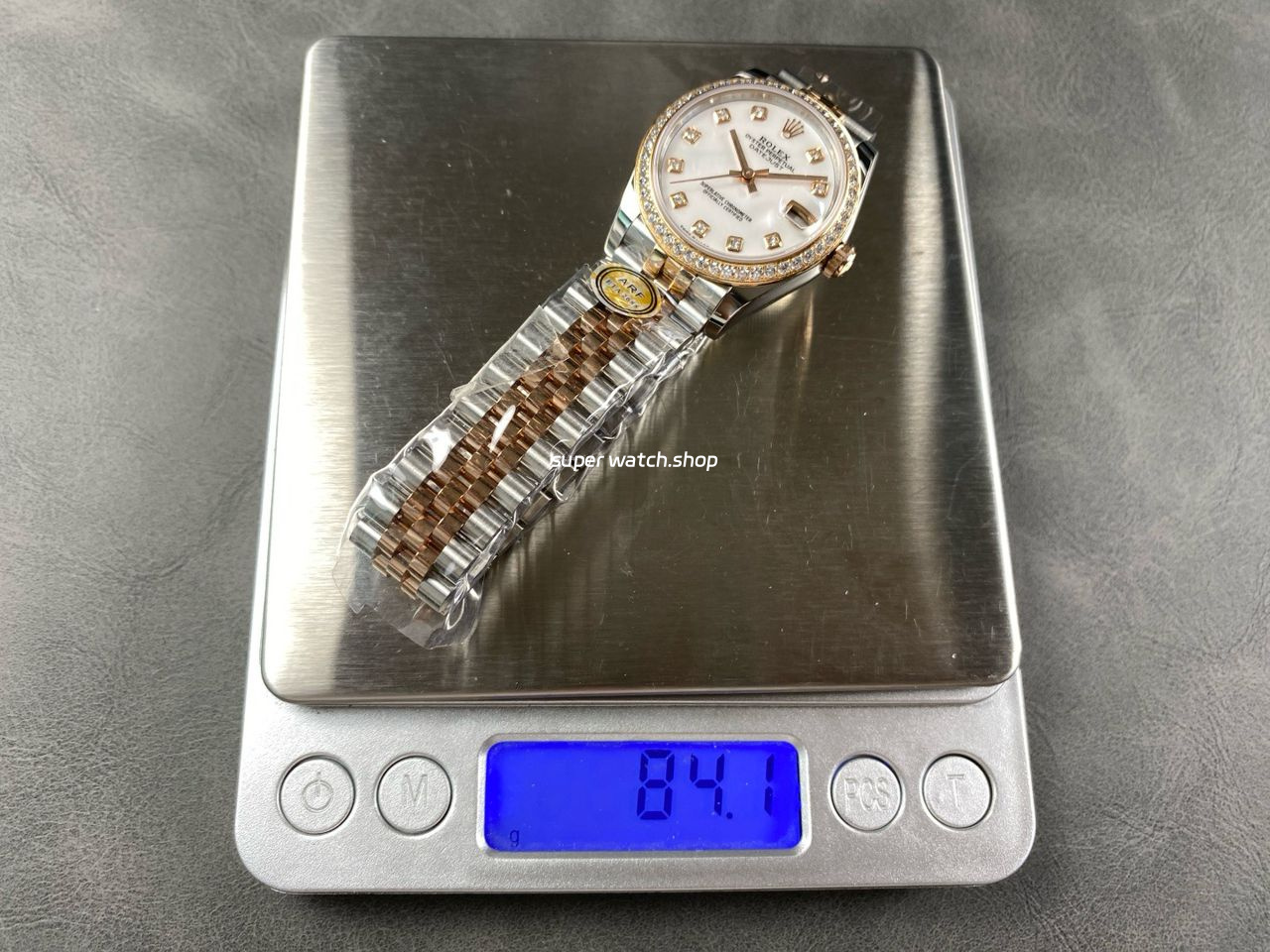 ARF Factory Counterweight Rolex Datejust 278381RBR-0026 31mm Rose Gold Diamond Bezel Mother of Pearl Dial - Image 8
