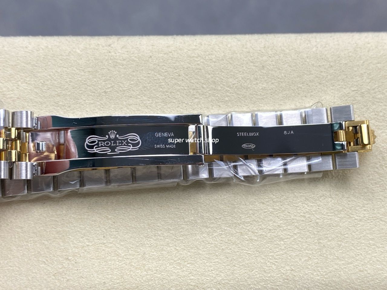 ARF Factory Counterweight Rolex Datejust 278383RBR-0028 31mm Yellow Gold Diamond Bezel Mother of Pearl Dial - Image 13