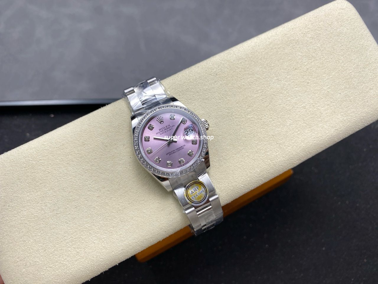 ARF Factory Counterweight Rolex Datejust 278384RBR-0035 31mm Diamond Bezel Pink Dial - Image 4