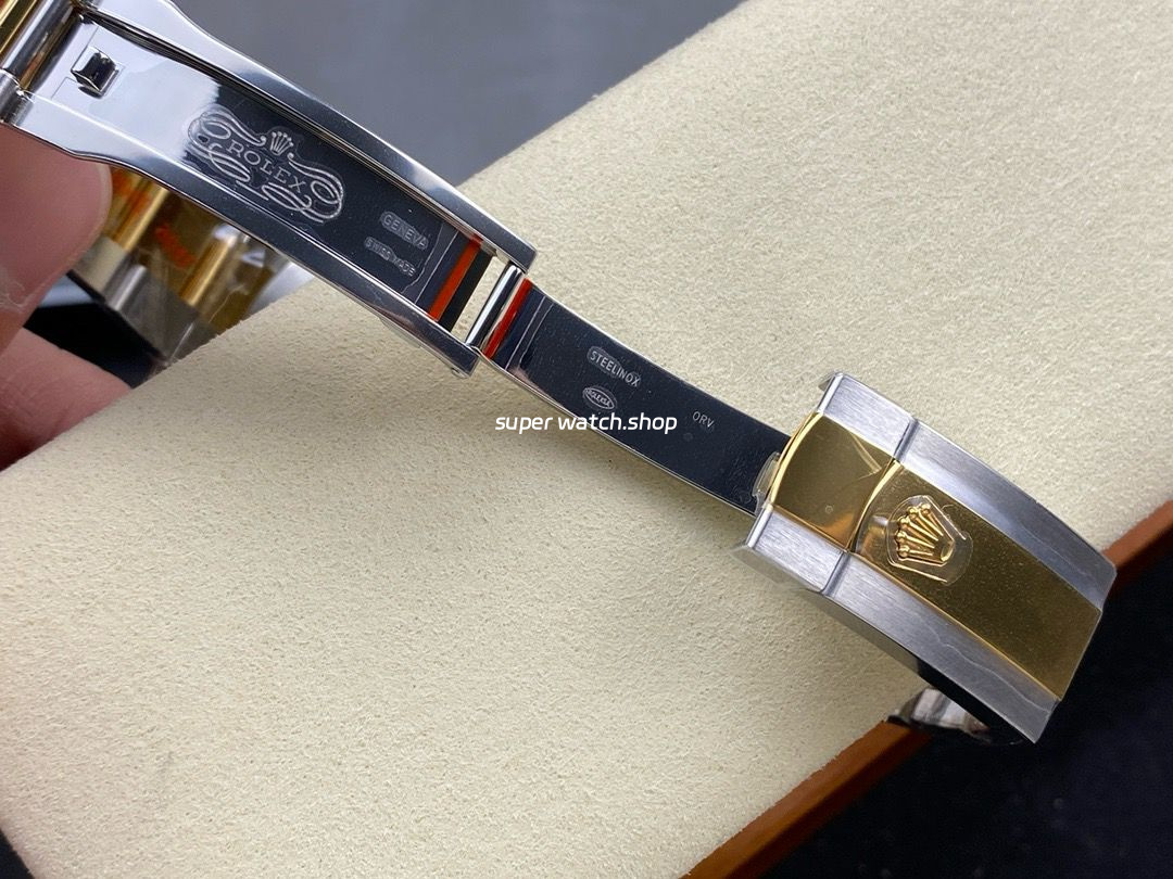 ARF Factory Counterweight Rolex Datejust 41 126333-0022 41mm Half Yellow Gold Fluted Champagne Dial Jubilee - Image 10