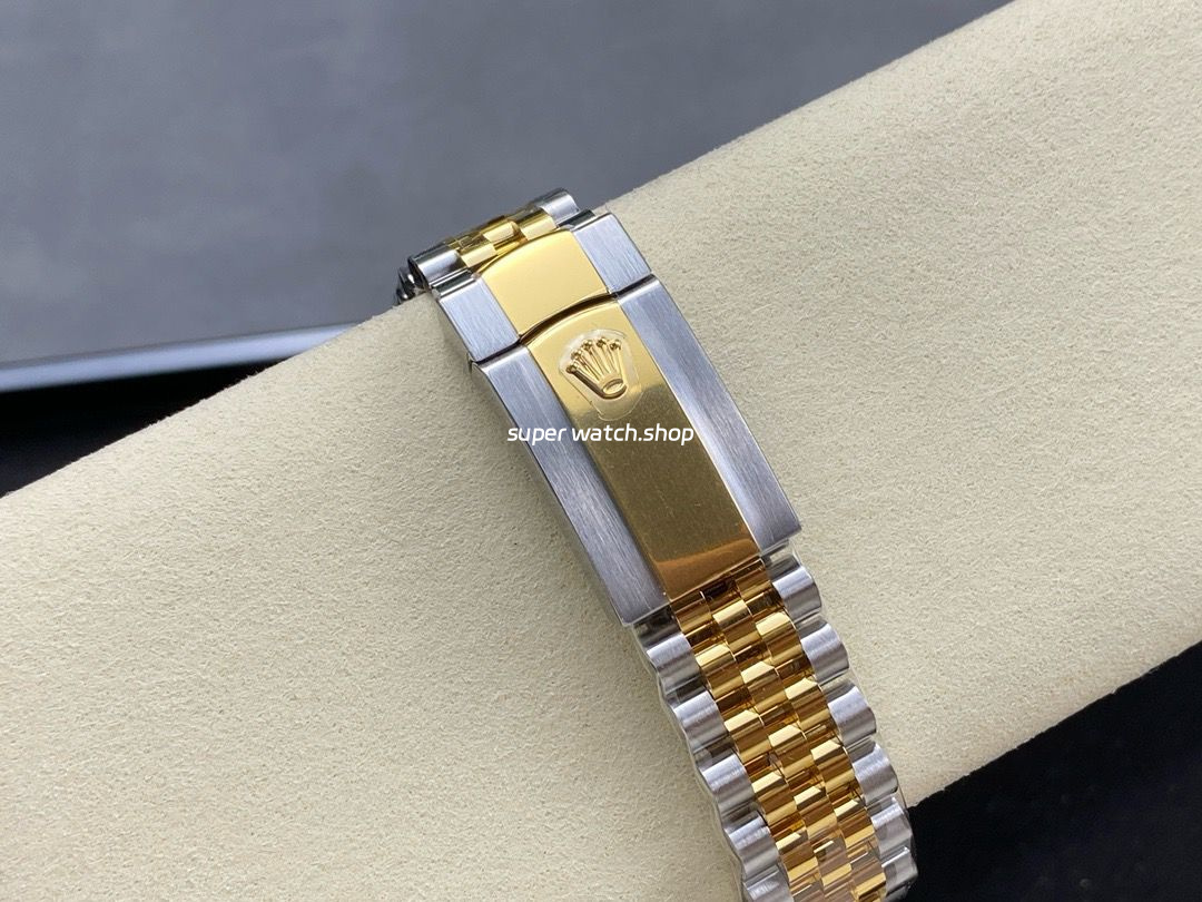 ARF Factory Counterweight Rolex Datejust 41 126333-0022 41mm Half Yellow Gold Fluted Champagne Dial Jubilee - Image 9