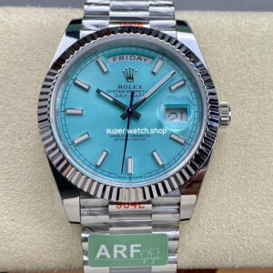 ARF Factory Counterweight Rolex Day-Date 228236-0018 40mm Platinum Ice Blue Dial