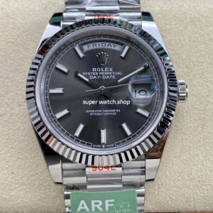 ARF Factory Counterweight Rolex Day-Date 228239-0060 40mm White Gold Grey Dial